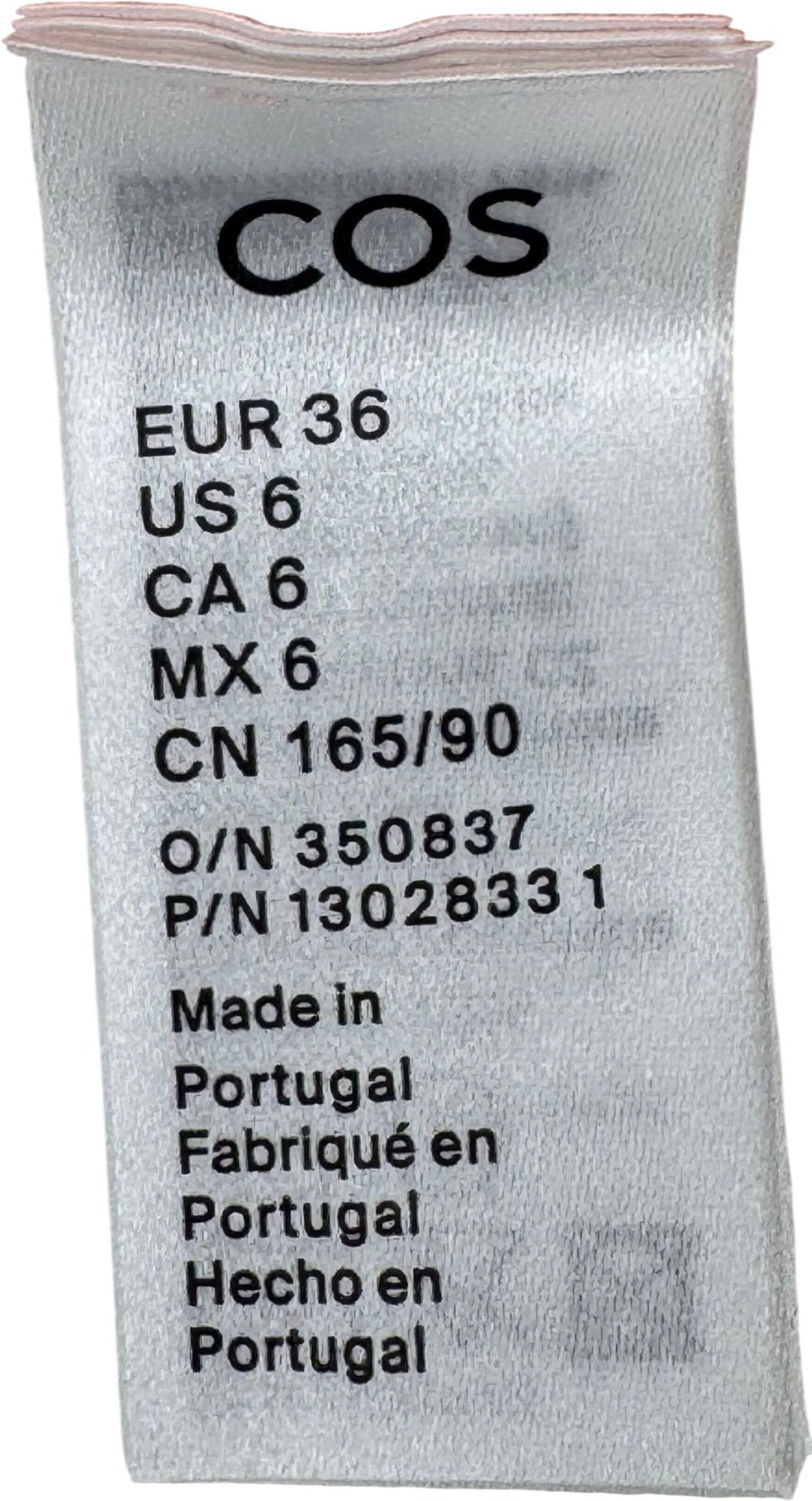 cos Pink Triangle Bikini Set UK 10