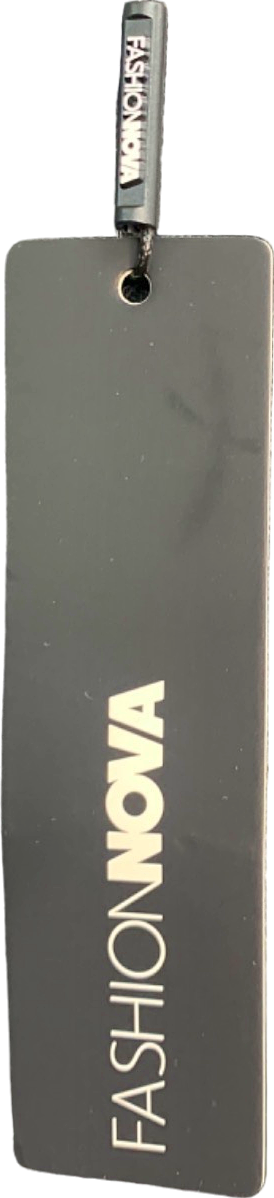 Fashion Nova Black Motor Sport Faux Leather Bomber Jacket S