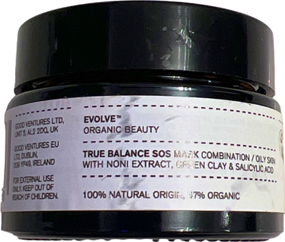 Evolve Organic Beauty True Balance SOS Mask Combination/Oily Skin 30ml