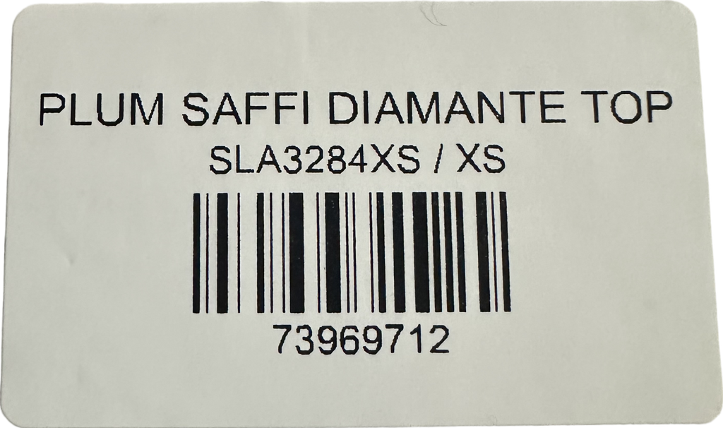 SLA the label Purple Saaffi Diamante Top UK XS