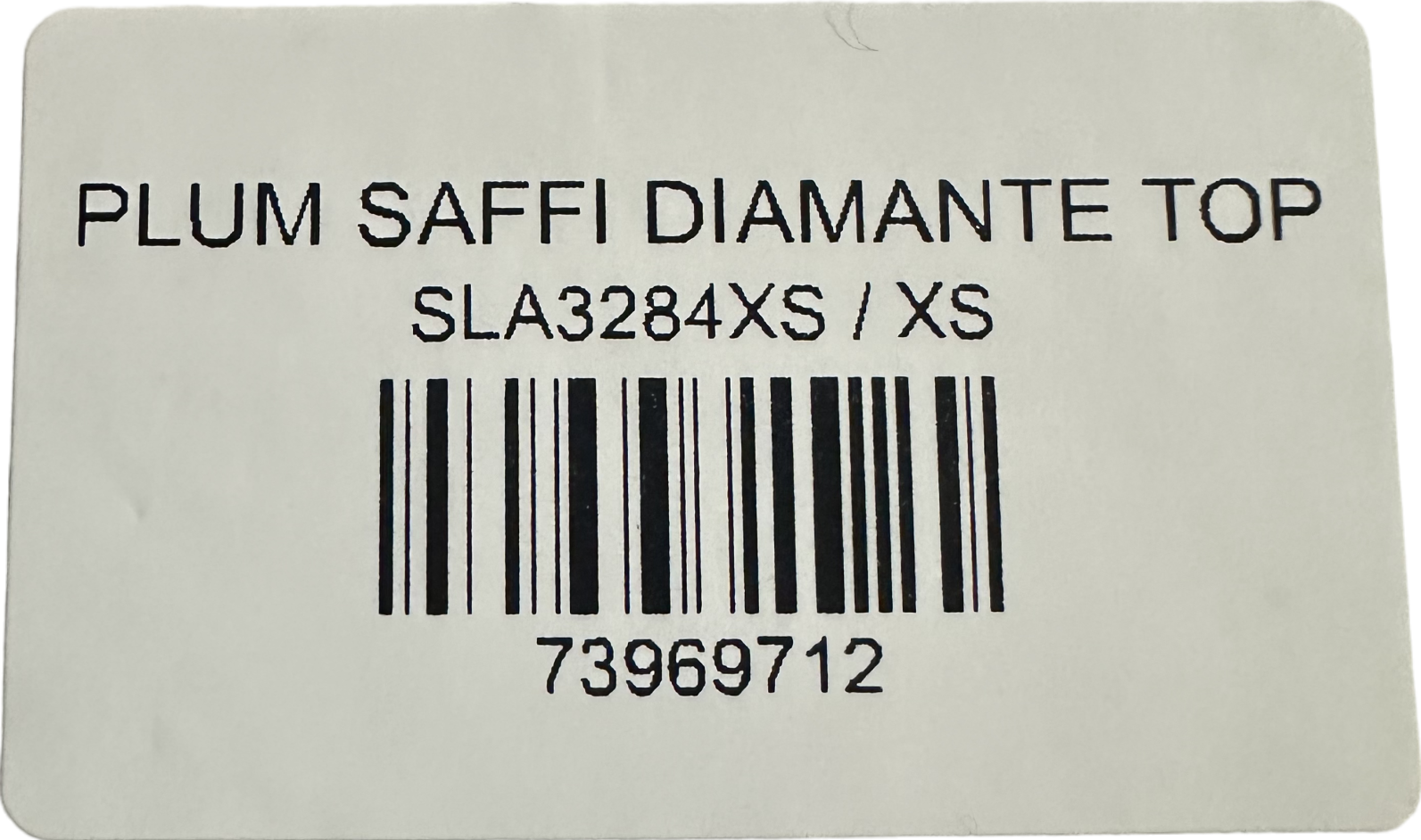 SLA the label Purple Saaffi Diamante Top UK XS