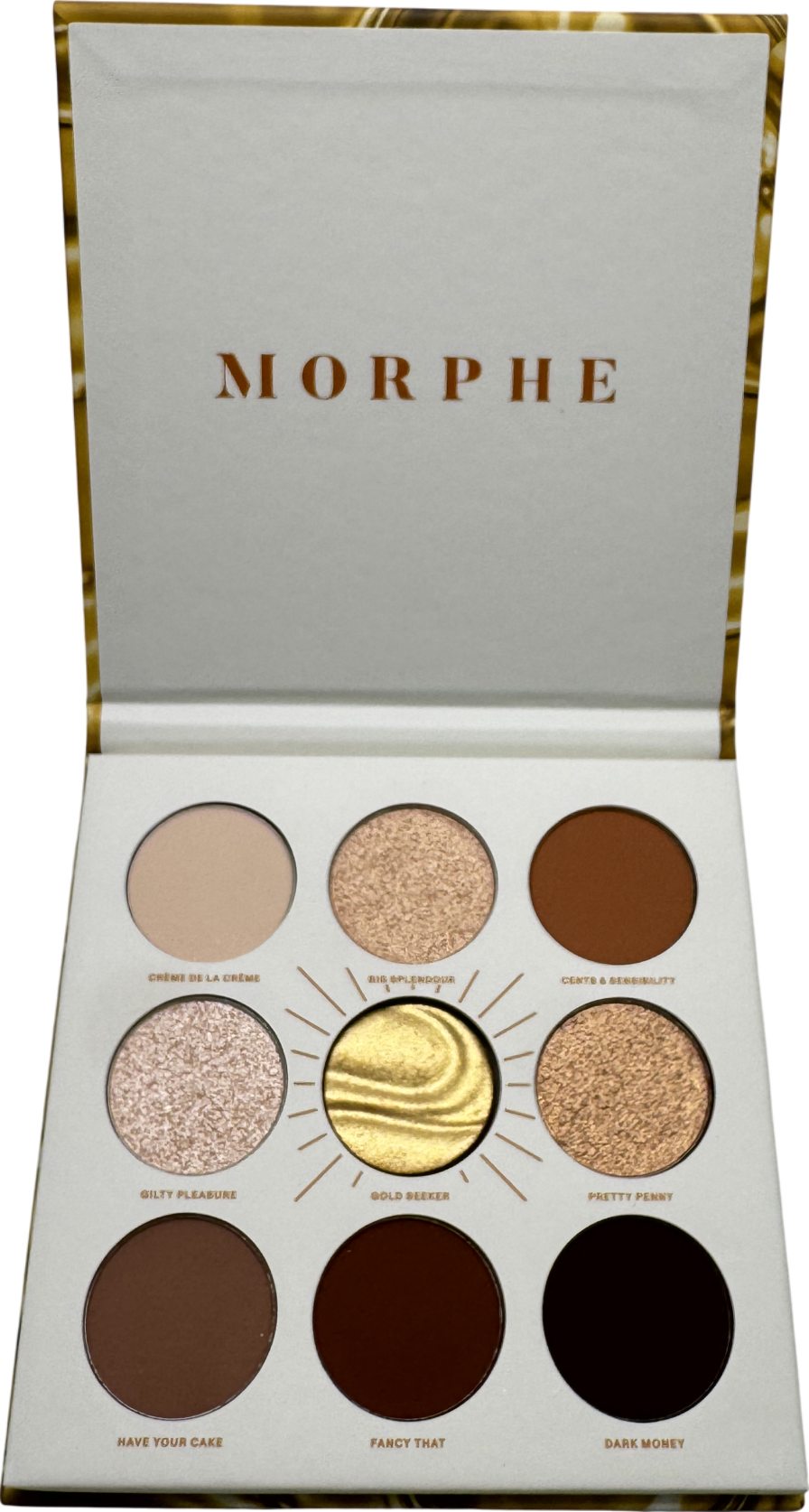Morphe 9 Pan Gold Seeker Artistry Palette 10.1g