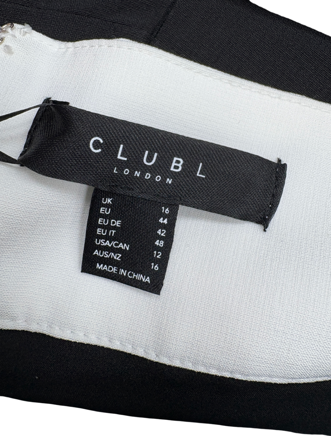 Club L Black Caterina Halterneck Wide Leg Jumpsuit UK 16