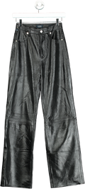 Citizens of Humanity Black Leather Trousers Size 23