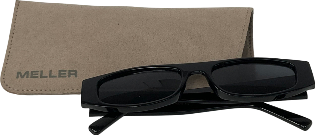 meller Black Sunglasses in case