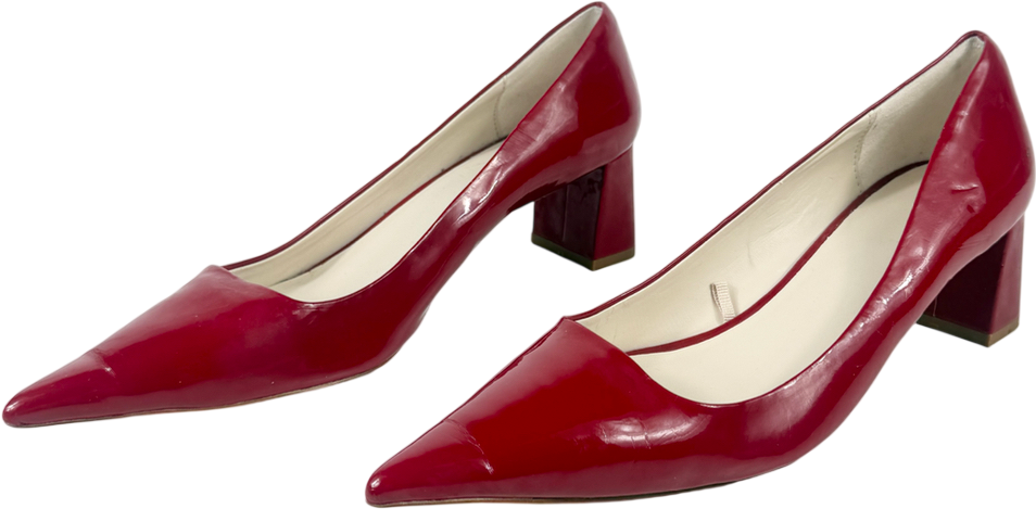 ZARA Red Patent Leather Shoes UK 5 EU 38
