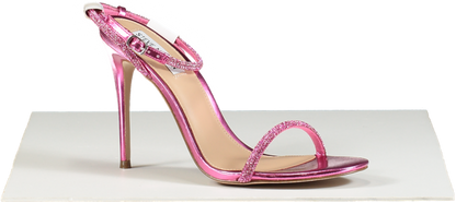 STEVE MADDEN Fuchsia Pink Embellished Heeled Sandals UK 8 EU 41 👠