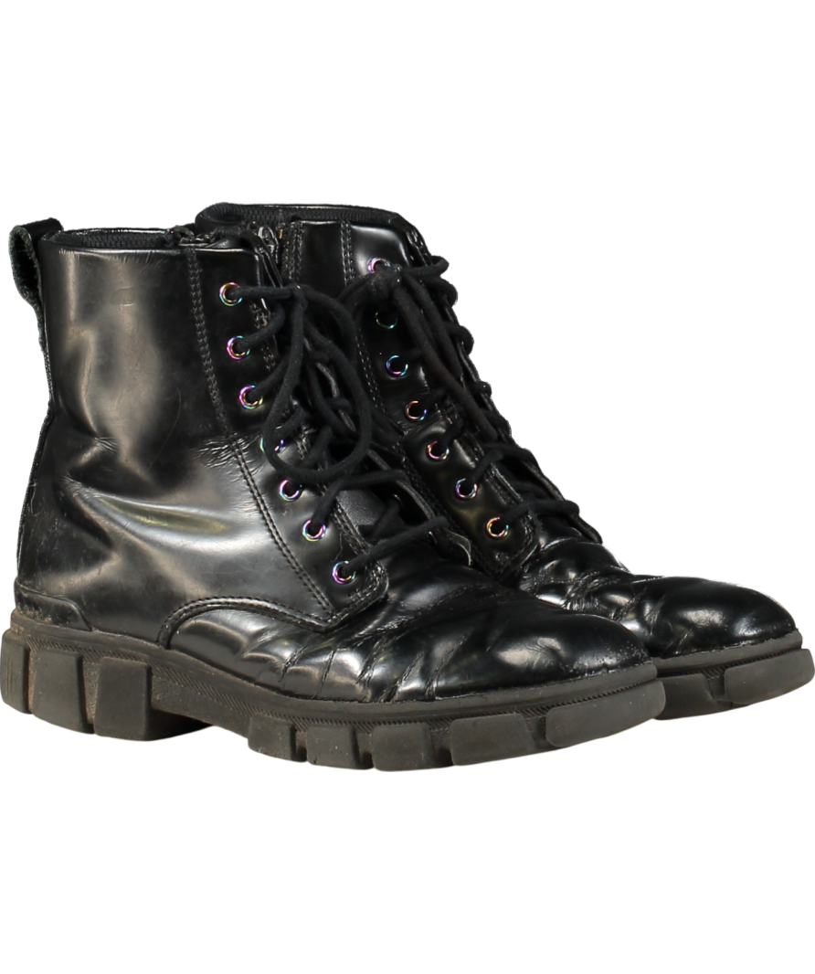 Clarks Black Evyn Leather Ankle Boots UK 3.5 EU 36.5 👠