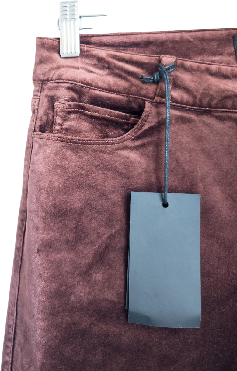 PAIGE Verdugo Ultra-skinny Brown Velvet Jeans W27