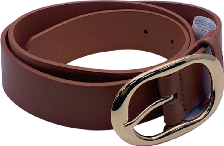 New Look Brown Faux Leather Belt XS/S