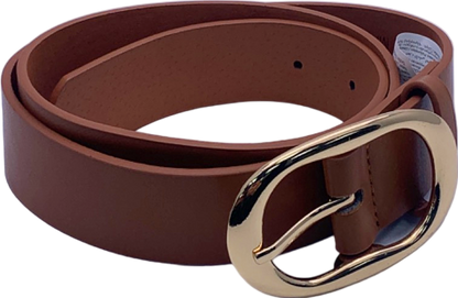 New Look Brown Faux Leather Belt XS/S