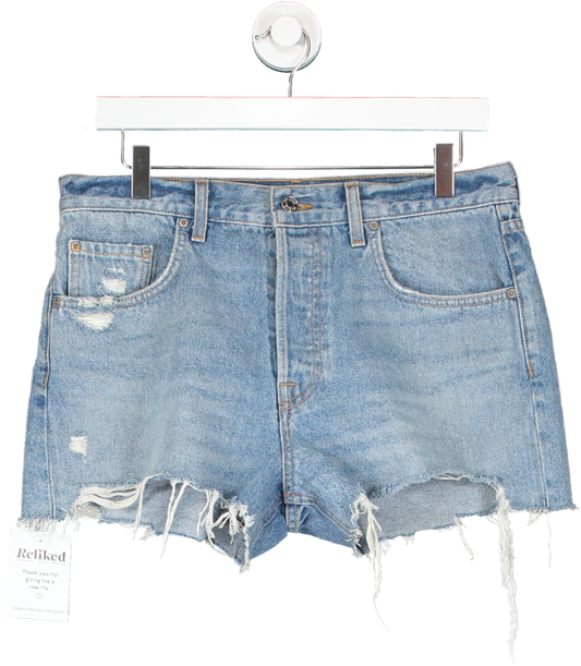 grlfrnd Blue Jean Shorts UK S