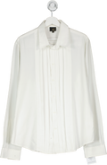 Just Cavalli White Embroidered Slim Fit Shirt UK 44" CHEST