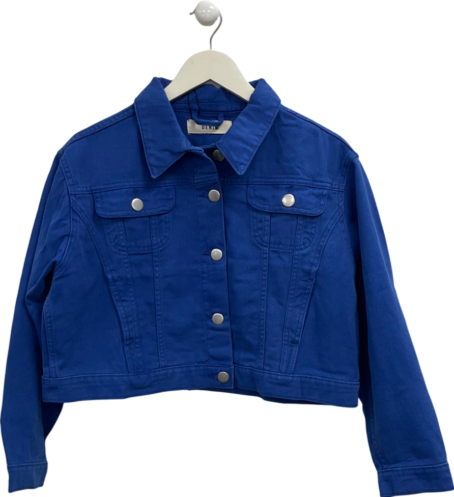 Yours Blue Cobalt Denim Jacket UK 14