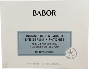Babor Skinovage Instant Fresh & Smooth Eye Serum + Patches 15ml