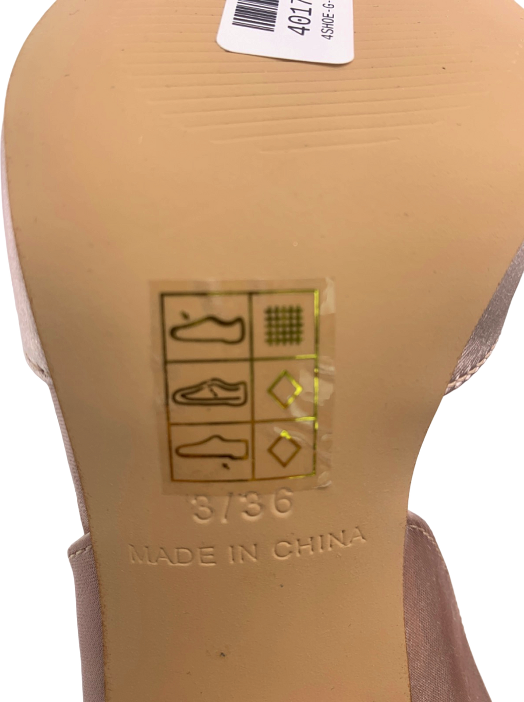 Karen Millen Pink Embellished Satin Heels 3/36