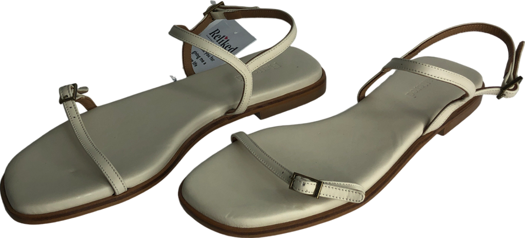 Flattered Cream Alice Sandals UK 6 EU 39 👠