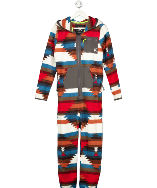 Onepiece Multicoloured Aztec Fleece Zip Up Onesie UK XS