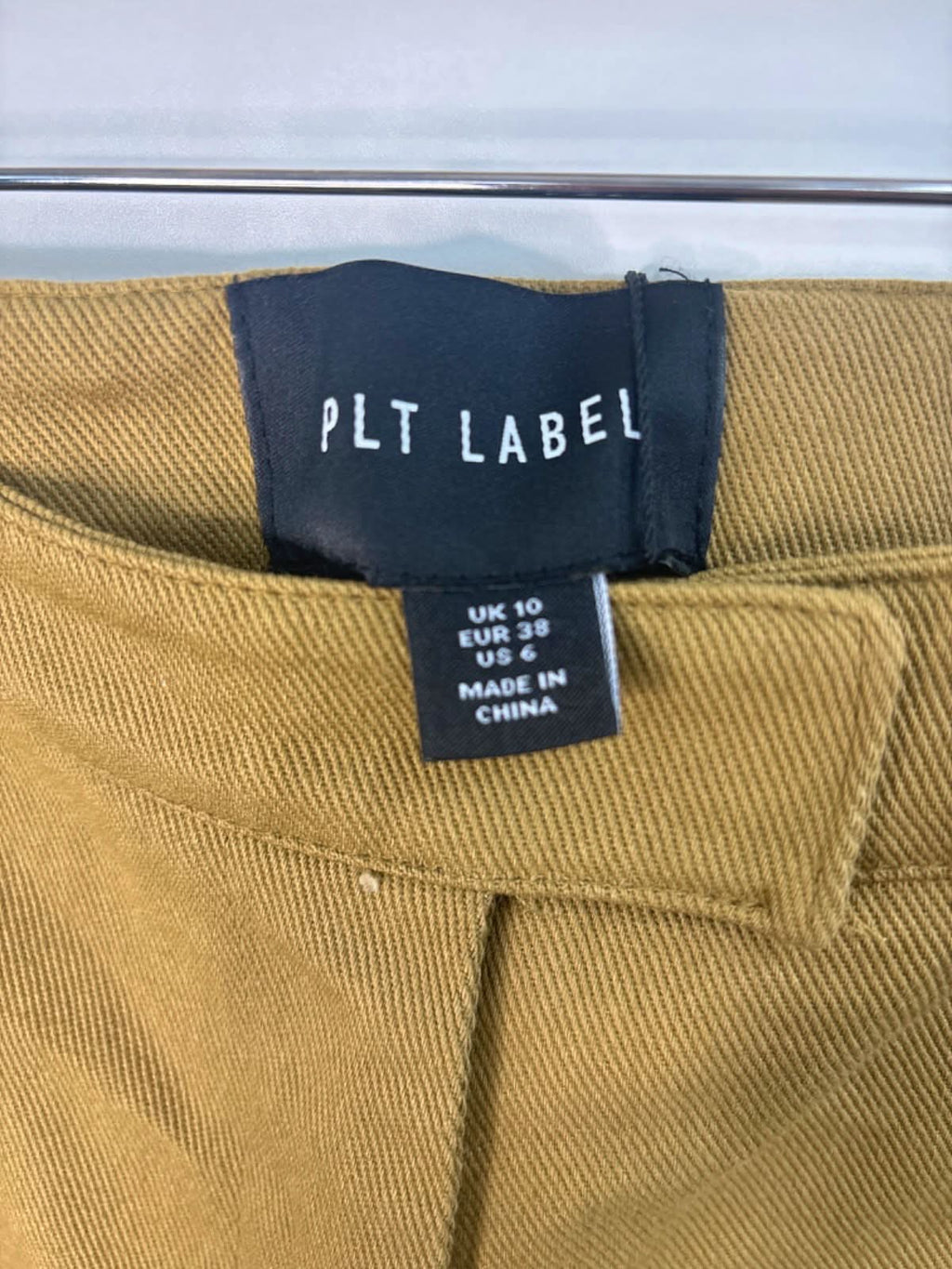 PrettyLittleThing Tan Flared Trousers UK 10