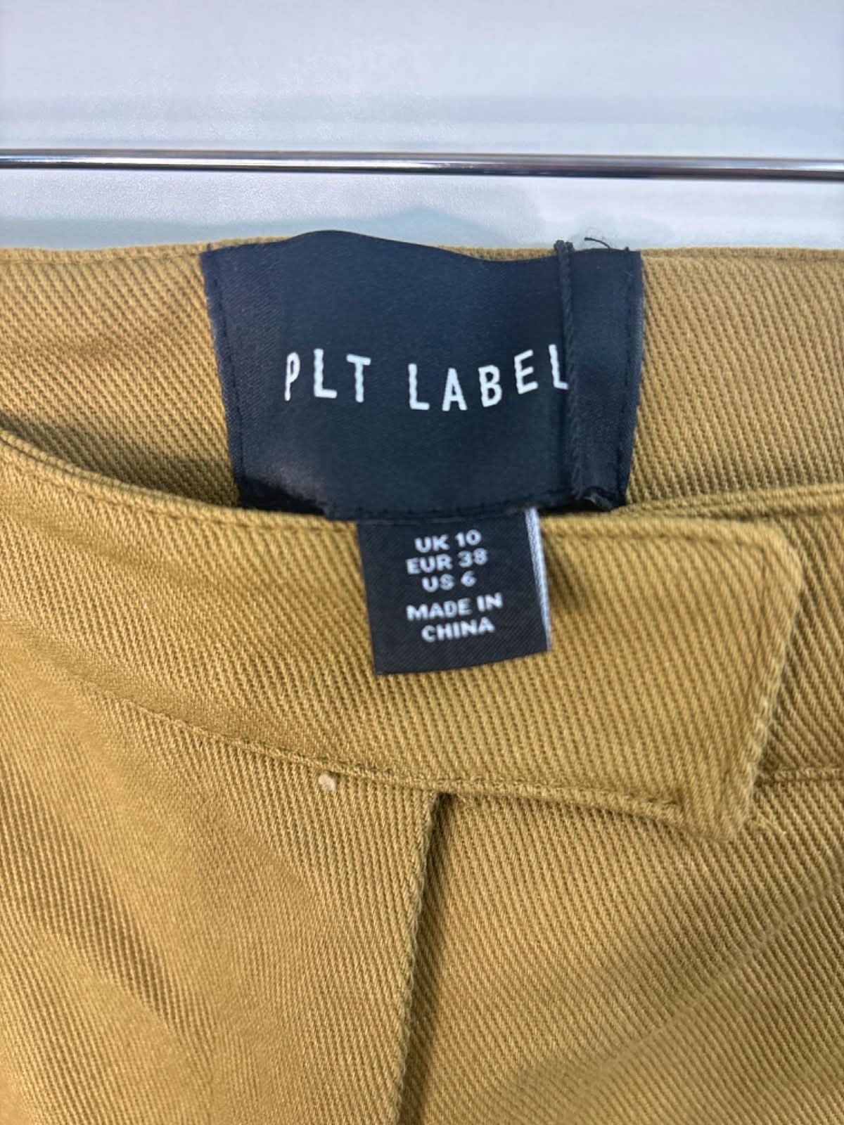 PrettyLittleThing Tan Flared Trousers UK 10