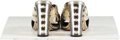 Havva Metallic Embellished Heeled Sandals UK 5 EU 38 👠