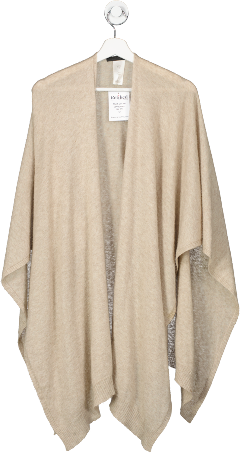 The Row Beige Cashmere Silk Blend Long Cardigan One Size