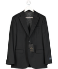 HAWES & CURTIS Black Slim Fit Suit Jacket UK 40" CHEST