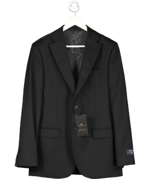 HAWES & CURTIS Black Slim Fit Suit Jacket UK 40" CHEST