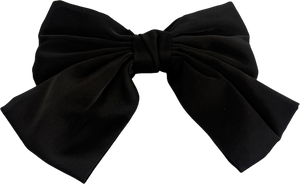 Anisa Sojka Black Handmade Hair Bow Clip