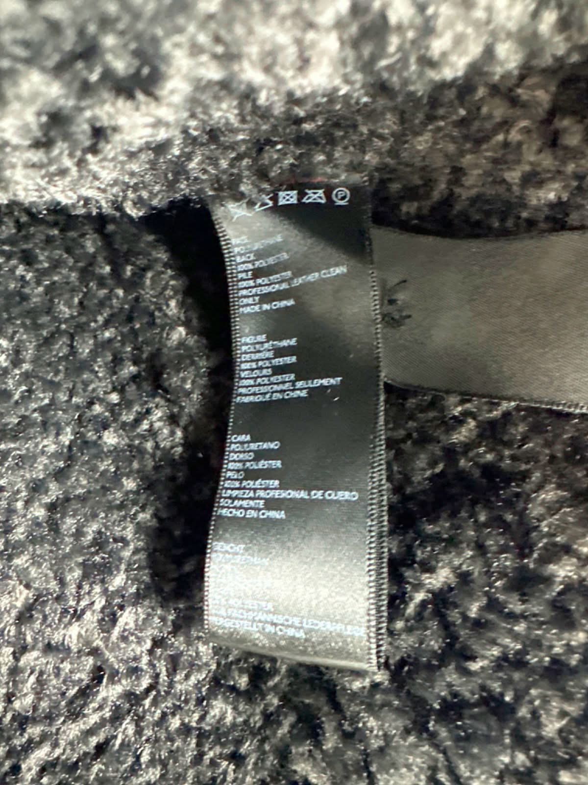 Urban Outfitters BDG Black Faux Shearling Aviator Jacket S