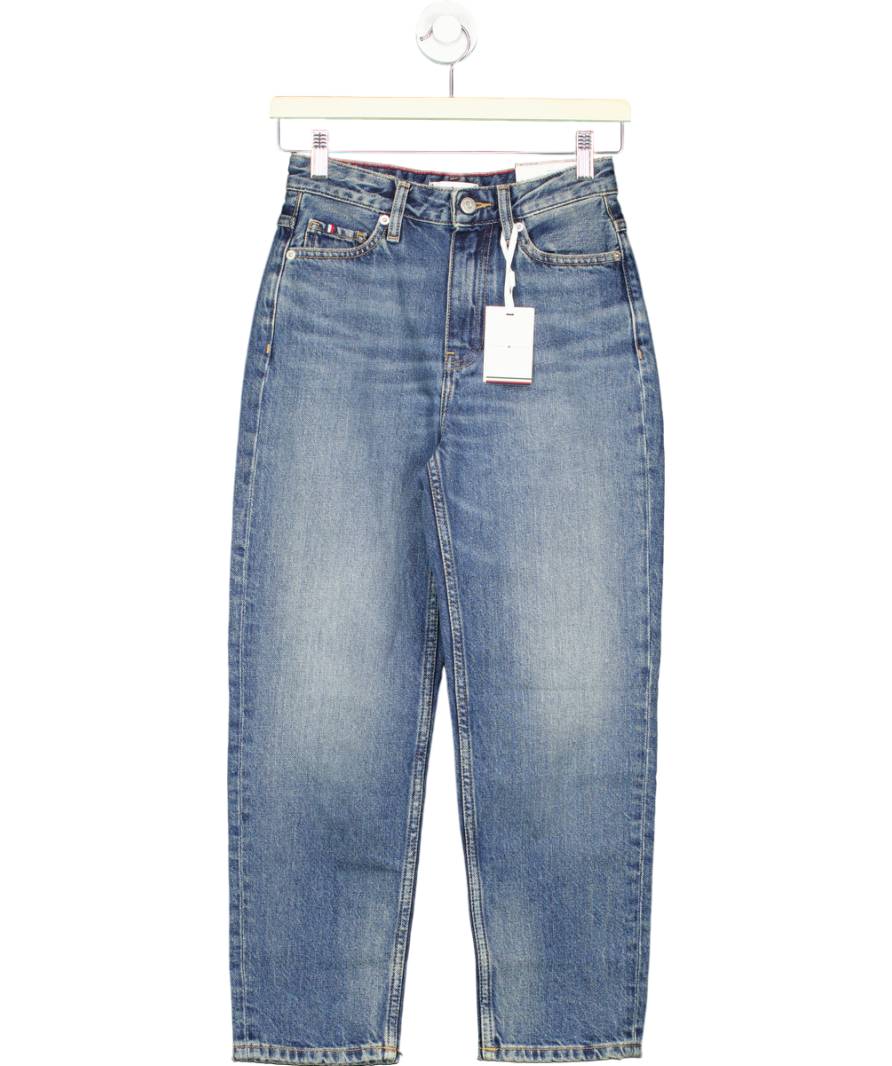 Tommy Hilfiger Blue Classic Straight High Waist Jeans L28 W24