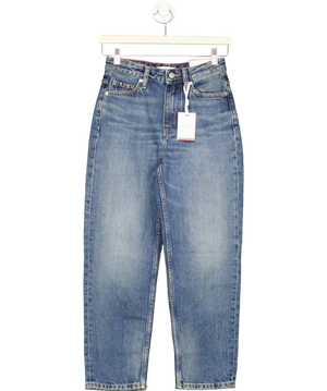 Tommy Hilfiger Blue Classic Straight High Waist Jeans L28 W24