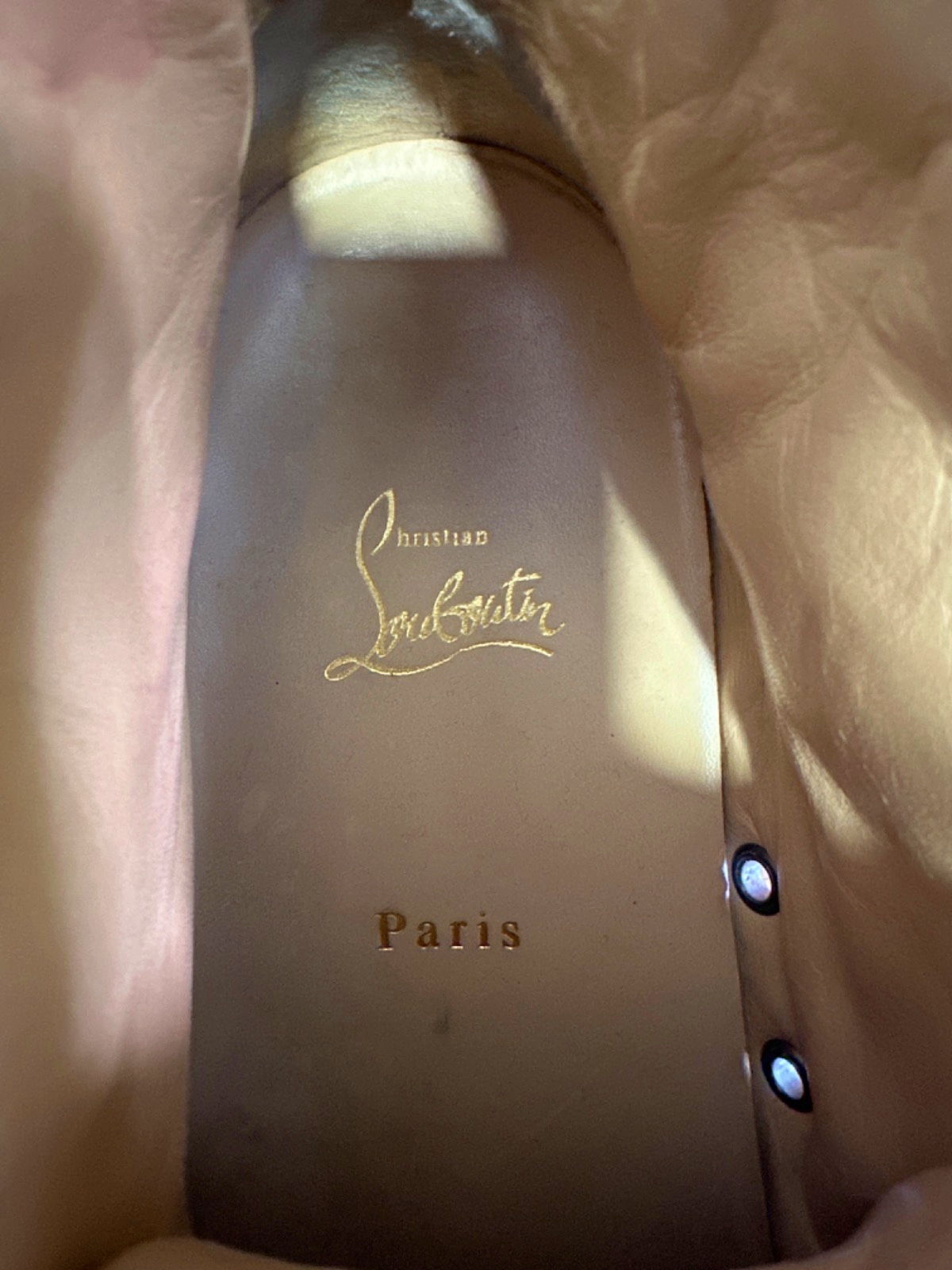 Christian Louboutin Burgundy Suede Louis High-Top Trainers UK 9