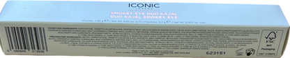 Iconic London Smokey Eye Duo Kajal Midnight Black
