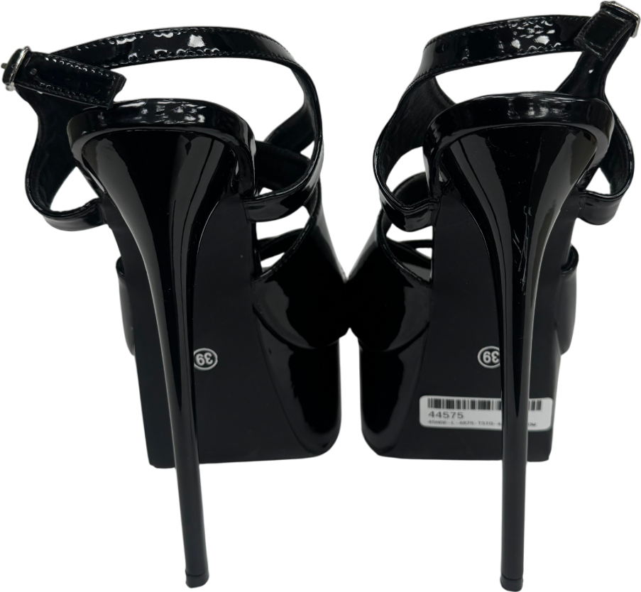 Black Stiletto High Heels UK 6 EU 39 👠