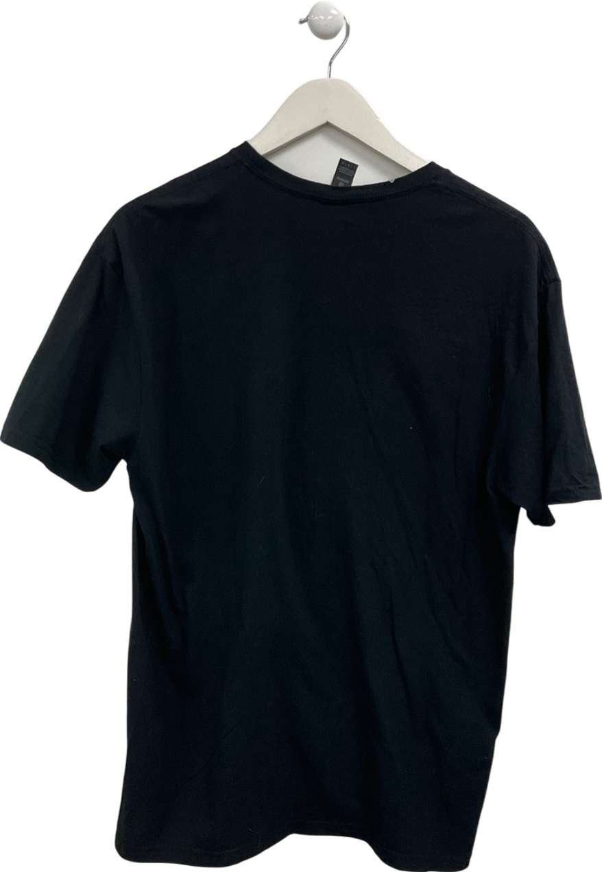 boohooMan Black Oversized Mtv Isle Of Malta T-shirt UK L