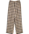 Collusion Beige Dad Trouser In Check UK 10