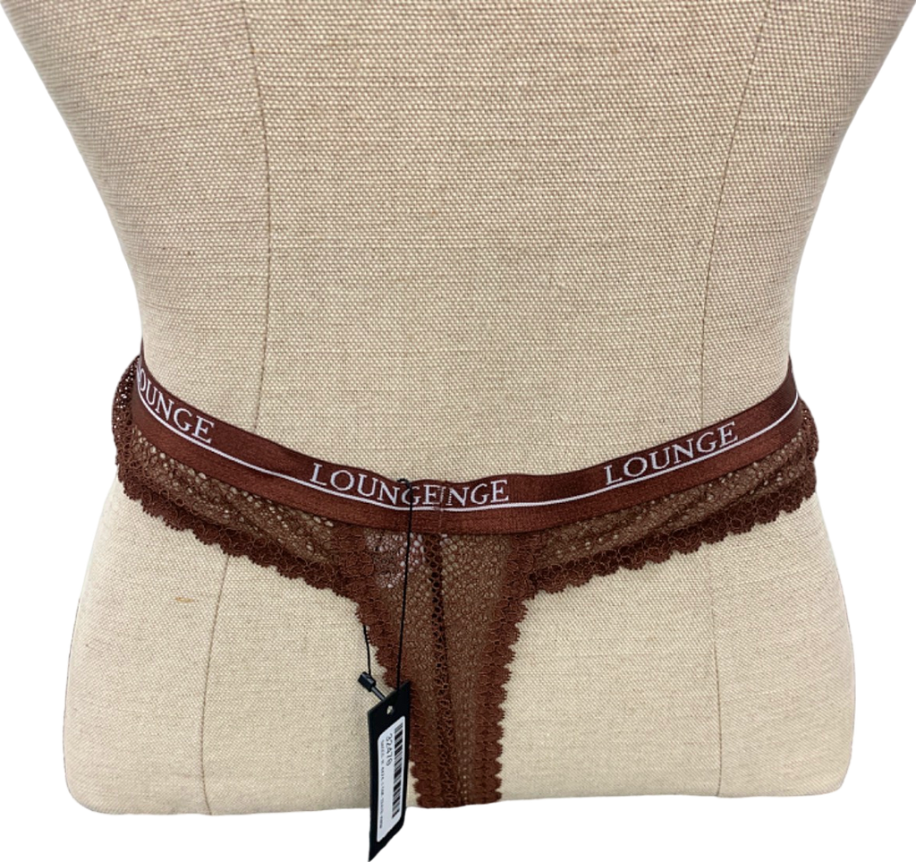 Lounge Brown Liberty Balcony Thong UK S