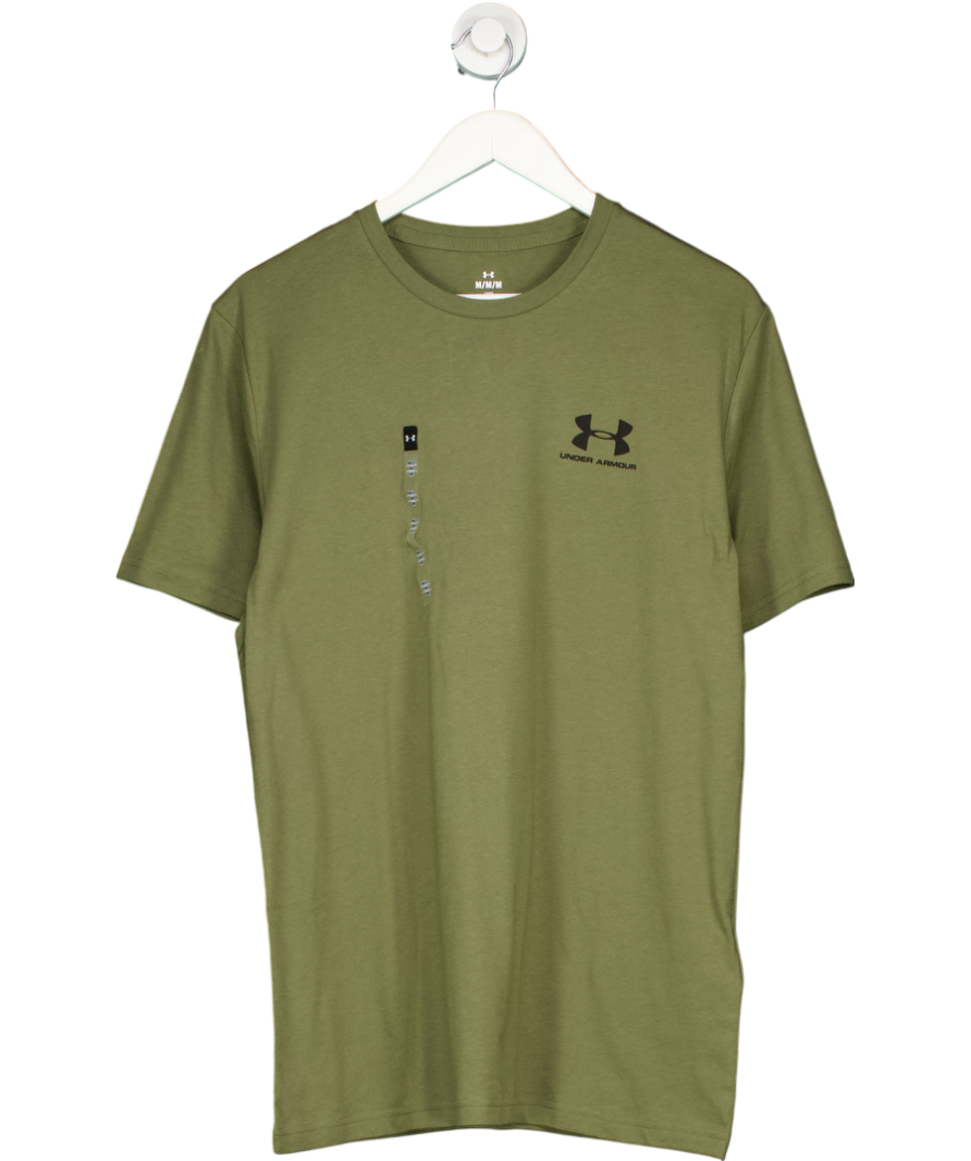 Under Armour Green Left Chest Logo Short Sleeve T-shirt UK M