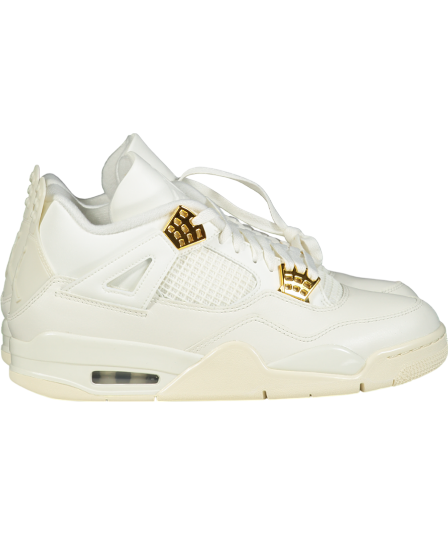 NIKE Air Jordan Sail Metallic Gold Trainers UK EU