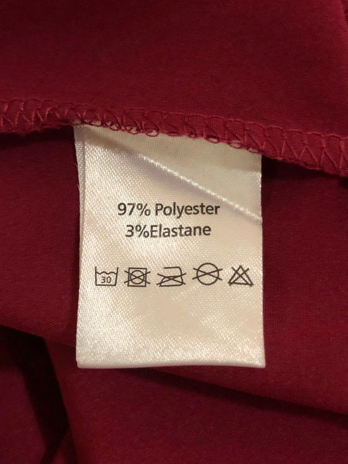 Love & Other Things Red Puff Sleeve Dress UK L