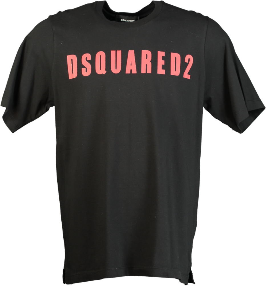 Dsquared2 Black Slouch Fit T-Shirt UK S