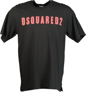 Dsquared2 Black Slouch Fit T-Shirt UK S
