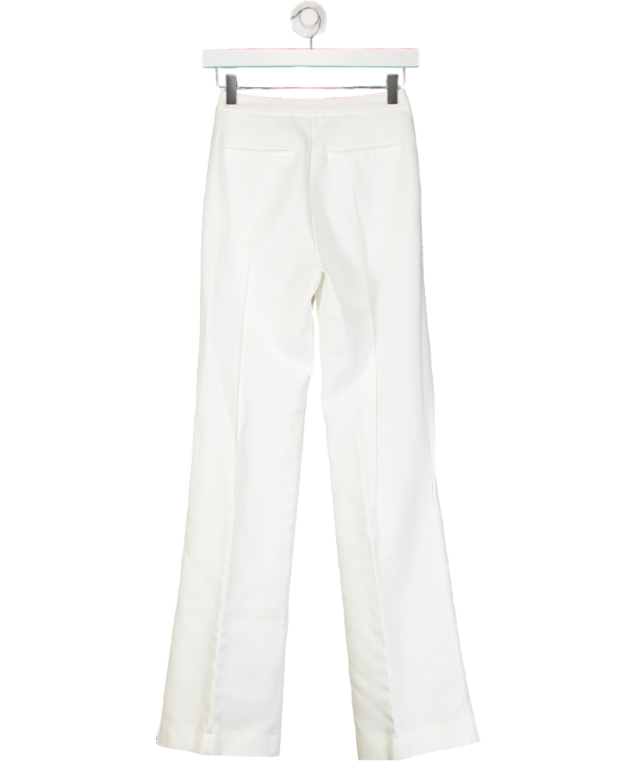 BOA White Effortless Wide Leg Trousers UK XS