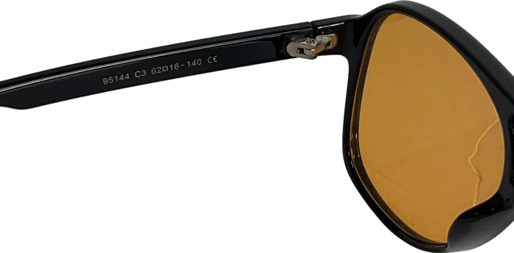 Vehla Black Dixie  Sunglasses in Case- Black/toffee