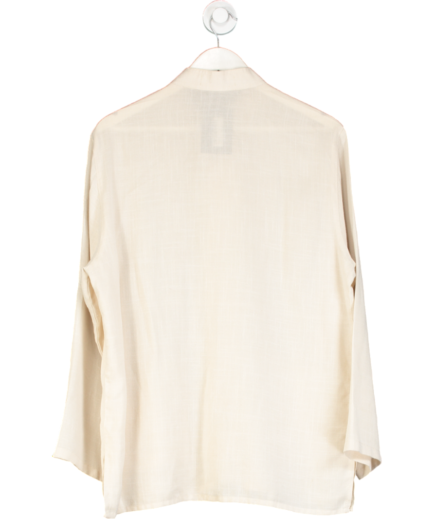 POLO MANO Beige Long Sleeve Shirt UK M/L