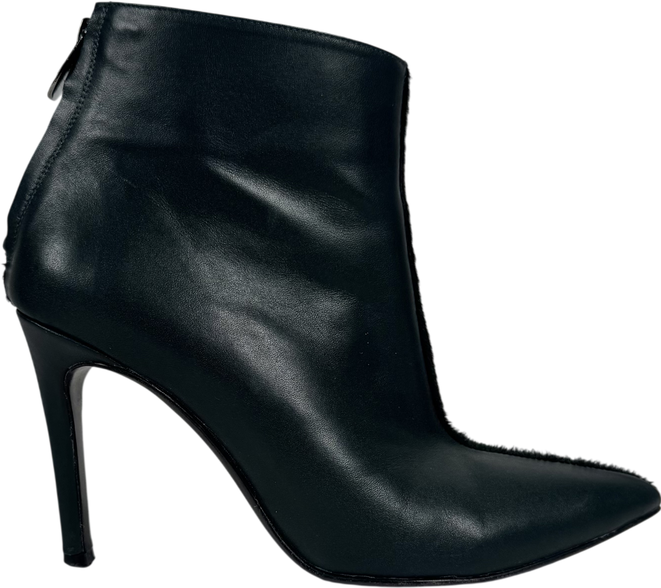 Rosamund muir Black Paulina Dou Texture Dark Boots UK 5 EU 38 👠