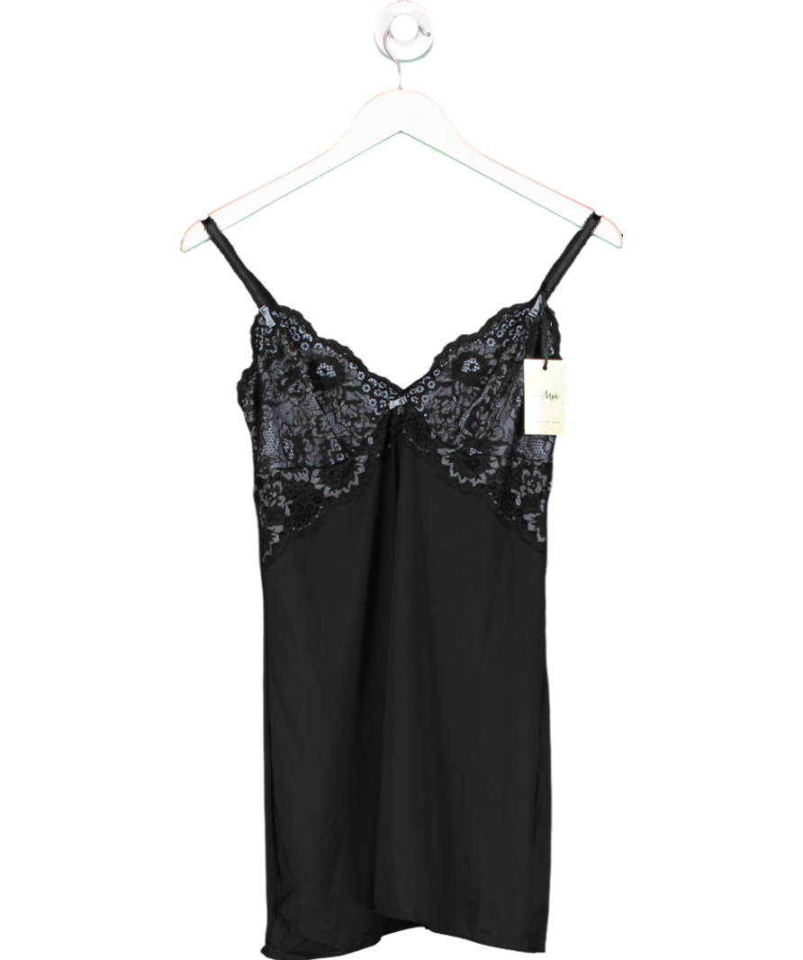 Pour Moi Black Opulence Lace Chemise UK 10
