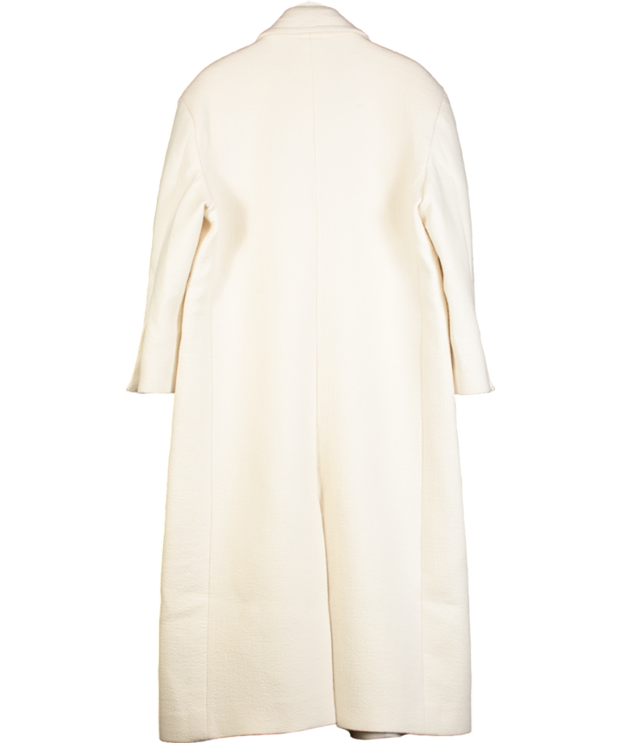 Bouguessa Cream Ross Long Coat UK S/M