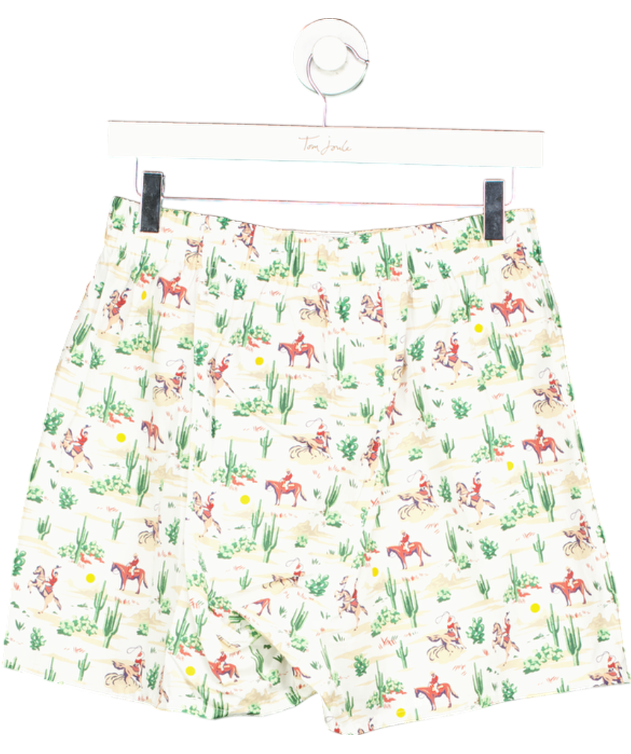 Beaufort & Blake White Horses Boxer Shorts UK S